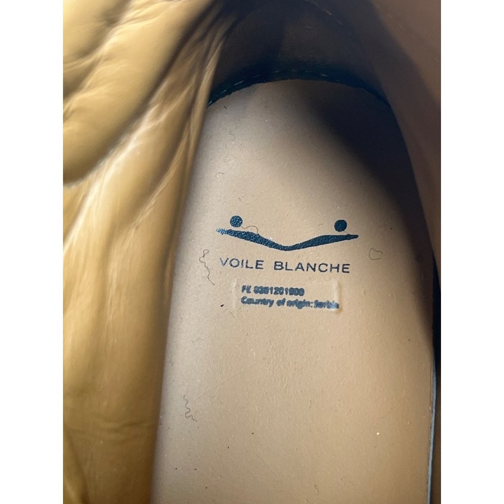 New Voile Blanche Eva Shearling Metallic Leather Womens Hiking Boots Black EU 40 - Picture 8 of 13